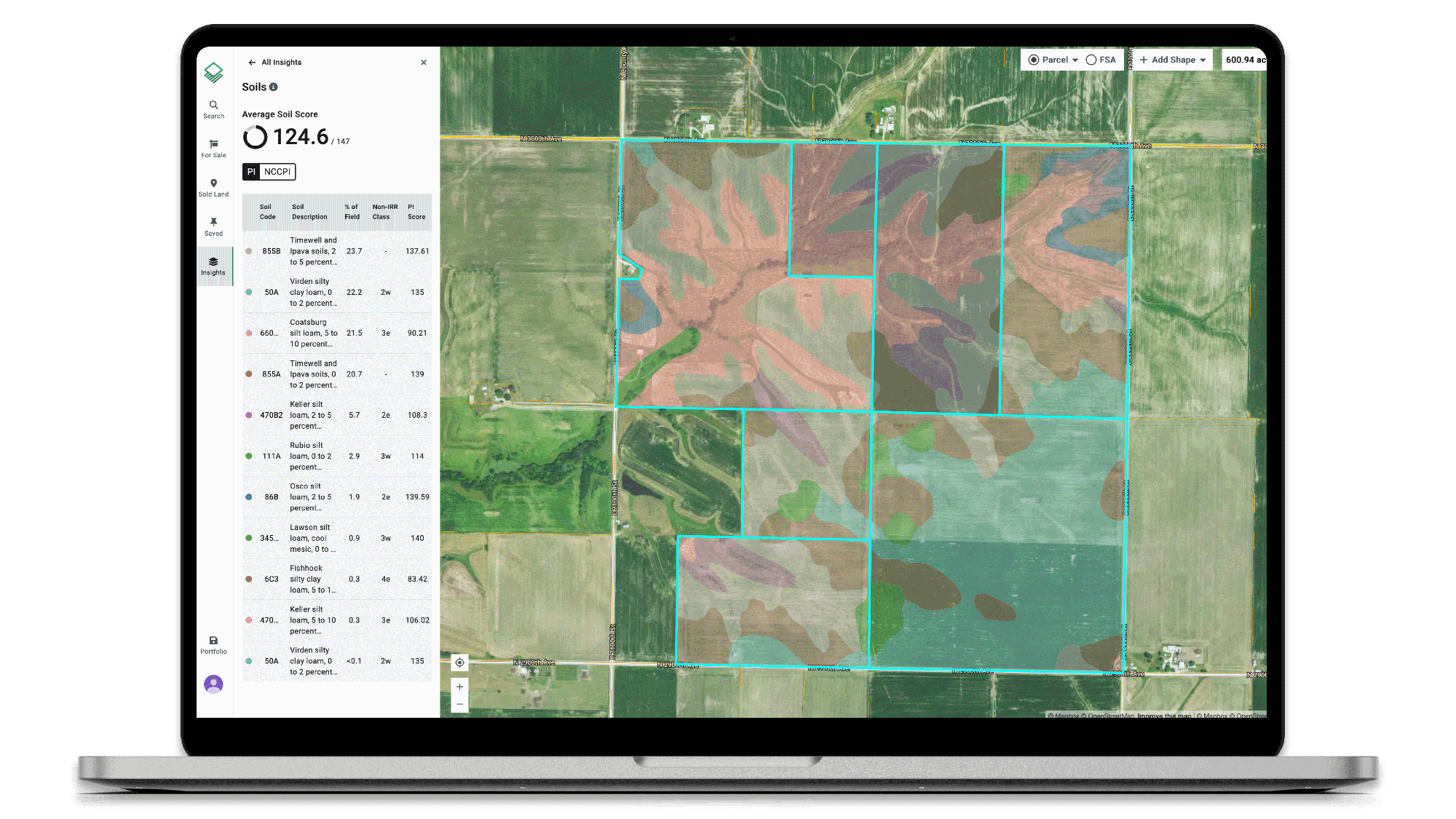Acres.com insight layers animation.